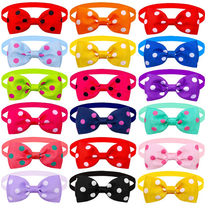 Cute Dog Bowtie Small Dog Bowtie Bulk Dogs Accessories Fashion Dog Bow Tie Pet Supplies Pet Bow Tie Collars for Small Dogs