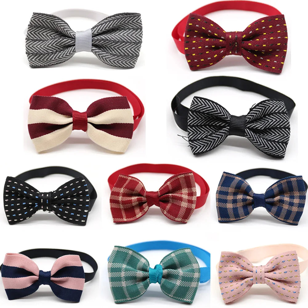 Cute Dog Bowtie Small Dog Bowtie Bulk Dogs Accessories Fashion Dog Bow Tie Pet Supplies Pet Bow Tie Collars for Small Dogs