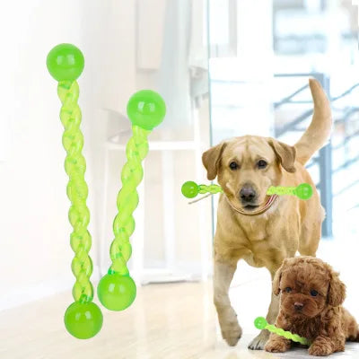 Dog Teeth Stick Dog Toys Environmental Food Grade Material Tooth Cleaning Chew Treat Dog Training Toy Can Float Rubber Rod T