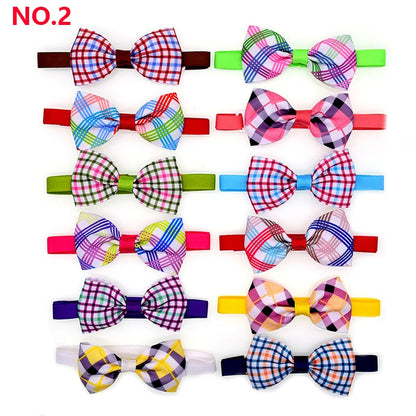 Cute Dog Bowtie Small Dog Bowtie Bulk Dogs Accessories Fashion Dog Bow Tie Pet Supplies Pet Bow Tie Collars for Small Dogs