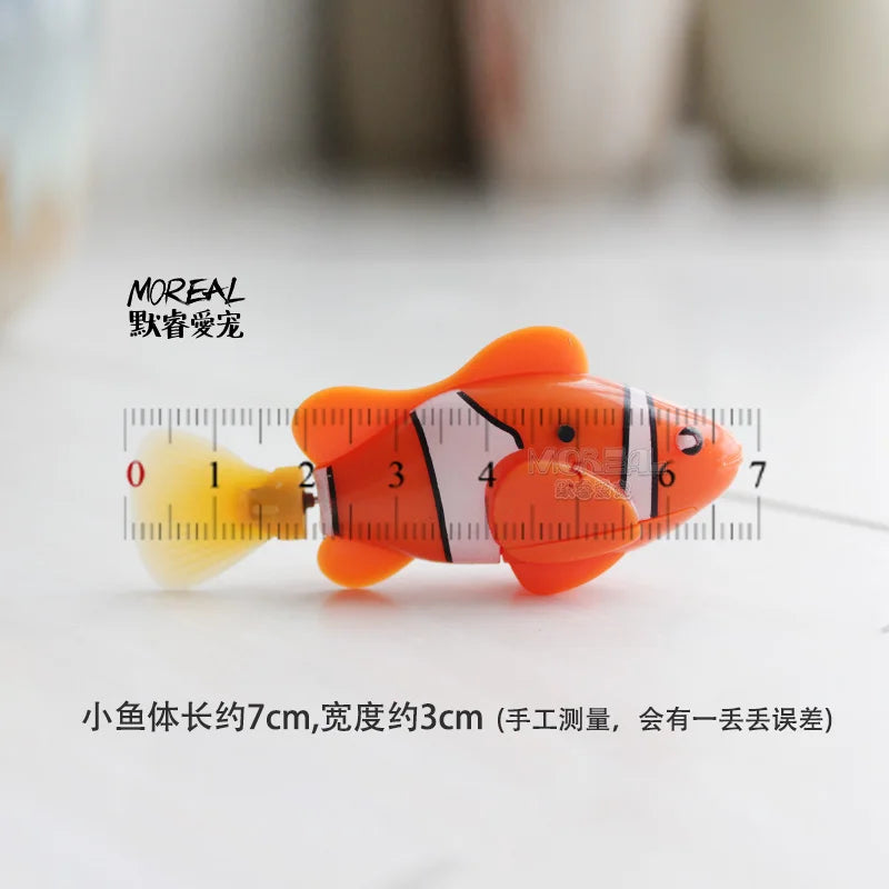 MPK Vibrating Cat Toy Battery-Powered Fish, Cat Play Toy Cat Fish Clownfish Angelfish Many Colors Available