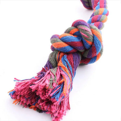 Dog Bite Rope Toys Pet Grind Tooth Toys Cotton Rope Material Harmless Dogs Tooth Cleaning Toys Pet Dog Rope Toys