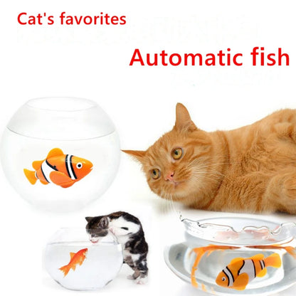 MPK Vibrating Cat Toy Battery-Powered Fish, Cat Play Toy Cat Fish Clownfish Angelfish Many Colors Available