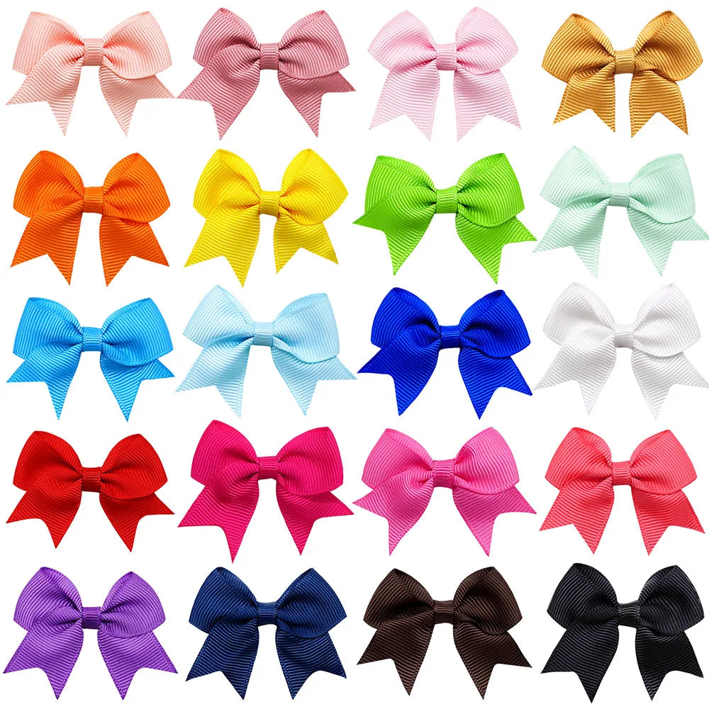 20PCS Handmake Dog Hair Clips Cute Bow Hairpin for Small Dogs Puppy Cat Hairpins Dog Grooming Accessoires Pet Supplies