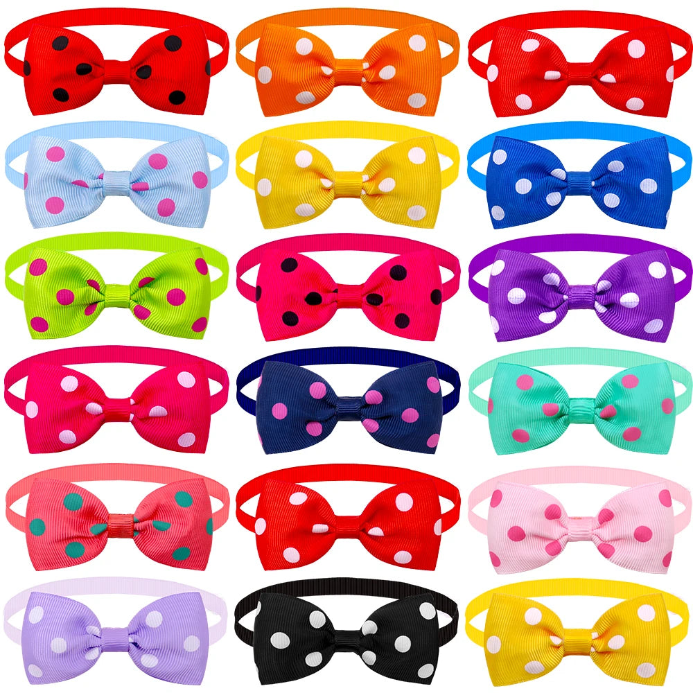 Cute Dog Bowtie Small Dog Bowtie Bulk Dogs Accessories Fashion Dog Bow Tie Pet Supplies Pet Bow Tie Collars for Small Dogs