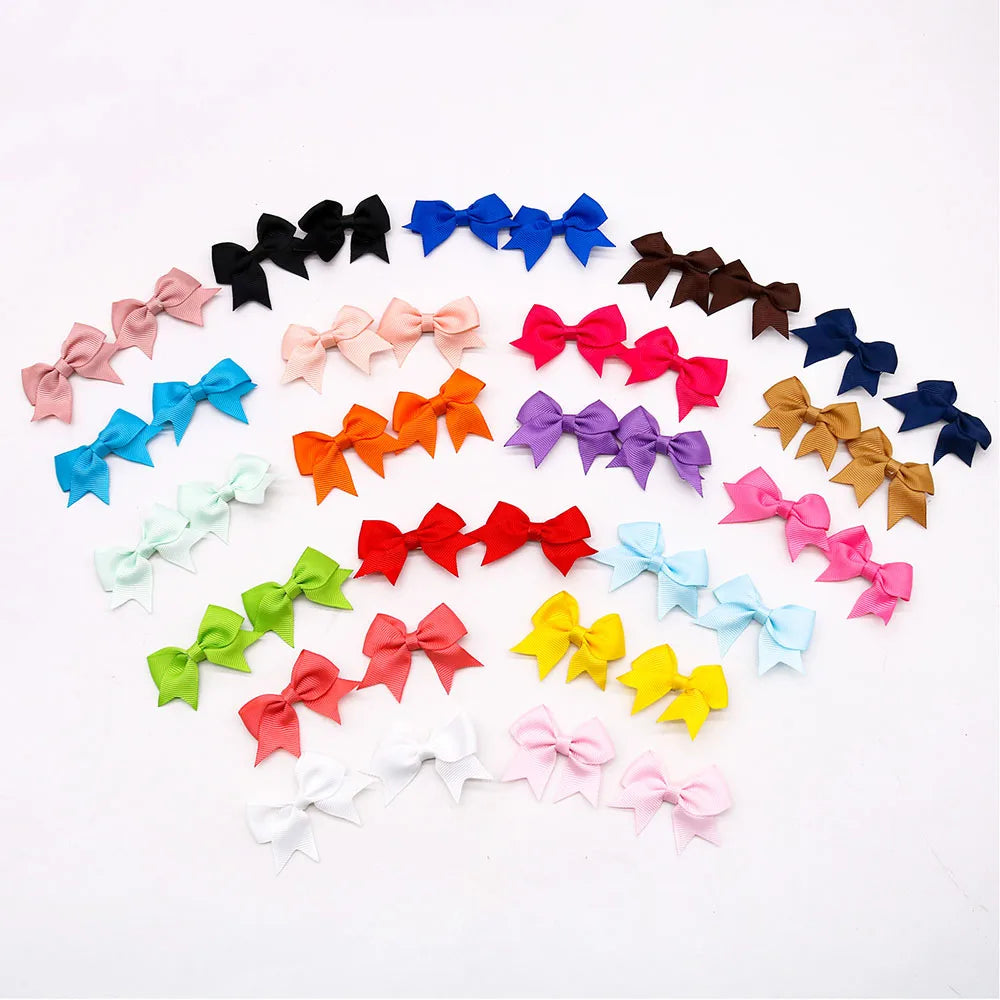 20PCS Handmake Dog Hair Clips Cute Bow Hairpin for Small Dogs Puppy Cat Hairpins Dog Grooming Accessoires Pet Supplies