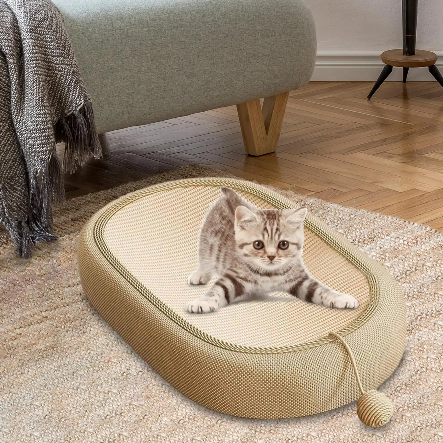 Cat Scratching Pads Cat Scratcher Board Wear-resistant Cats Sleeping Bed for Kitten Grinding Cat Toys Pet Supplies 고양이 스크래처