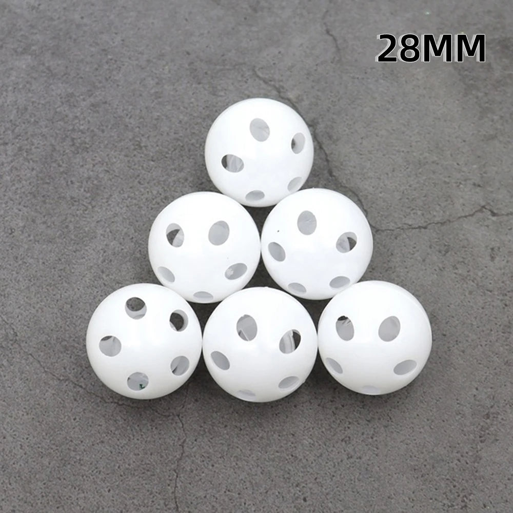 20pcs Plastic Rattle Bell Balls Squeaker Baby Toys DIY Rattle Beads Noise Maker Repair Fix Dog Toy Pet Accessories 17/24/28/38mm