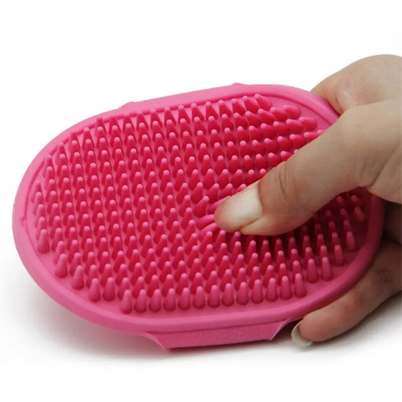 Soft Rubber Dog Cat Brush Pet Bath Silicone Comb Massage Comb Hair Remover Pet Supplies Dog Grooming Wash Cleaning Equipment