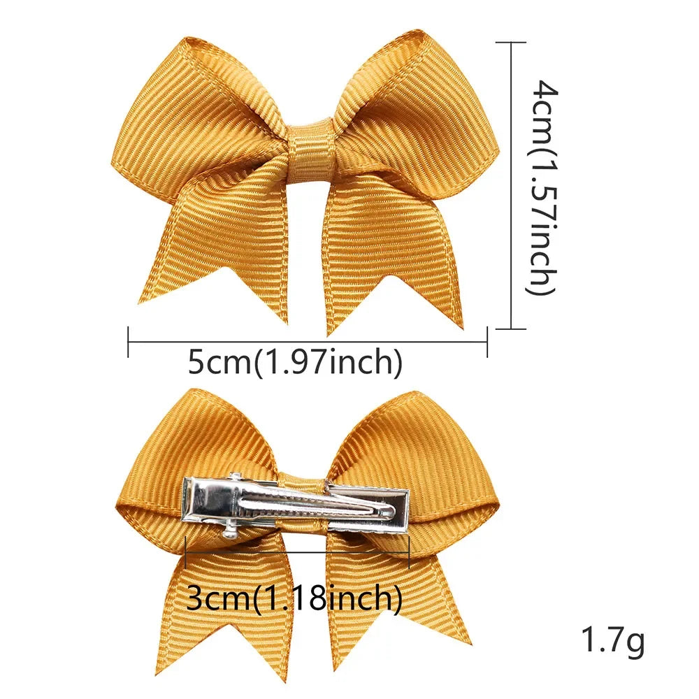 20PCS Handmake Dog Hair Clips Cute Bow Hairpin for Small Dogs Puppy Cat Hairpins Dog Grooming Accessoires Pet Supplies