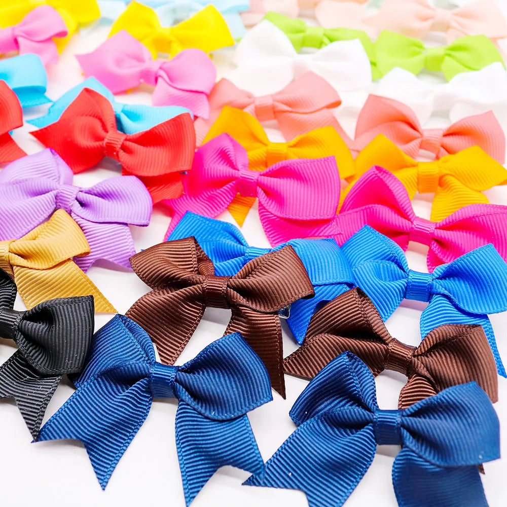 20PCS Handmake Dog Hair Clips Cute Bow Hairpin for Small Dogs Puppy Cat Hairpins Dog Grooming Accessoires Pet Supplies