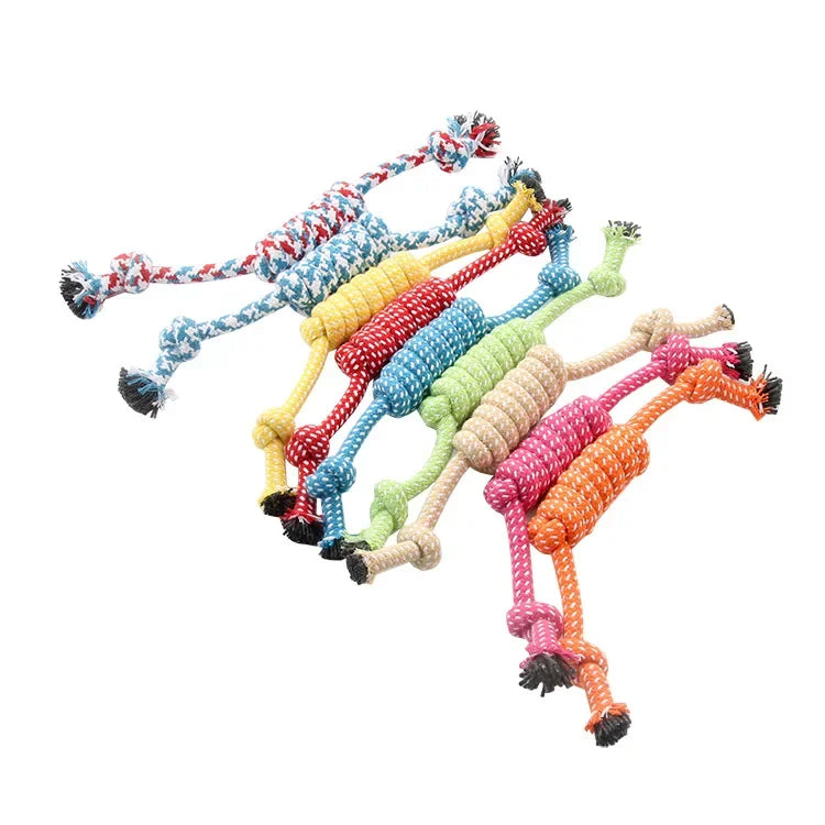 Pet Supplies Dog Rope Chew Toy Outdoor Training Fun Playing Cat Dogs Toys for Large Small Dog Durable Braided Rope Toy