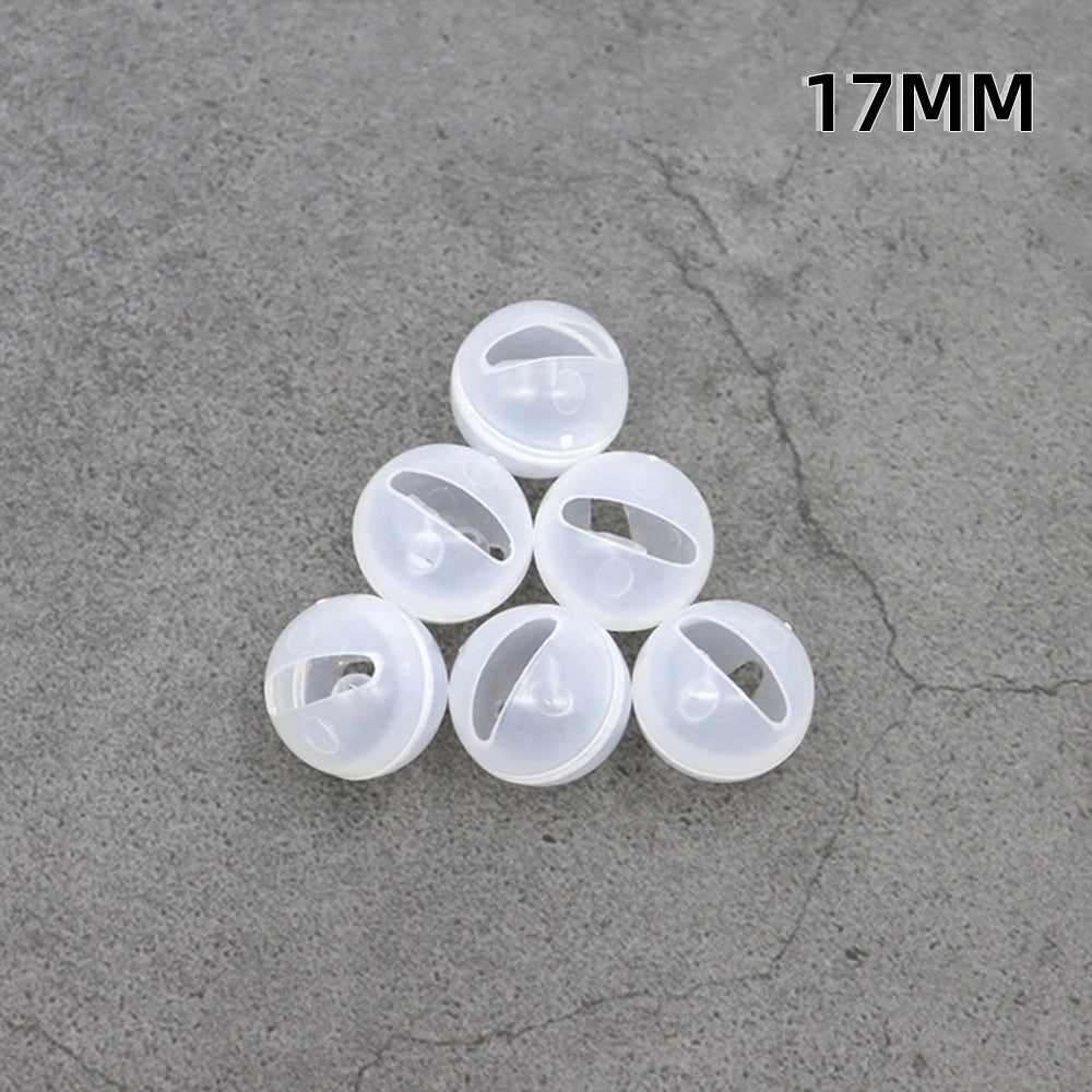 20pcs Plastic Rattle Bell Balls Squeaker Baby Toys DIY Rattle Beads Noise Maker Repair Fix Dog Toy Pet Accessories 17/24/28/38mm