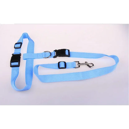 1PC Adjustable Hands Cat Dog Free Running Walking Jogging Pet Lead Leash Waist Belt Chest Strap Gift Traction Rope Pets Supplies