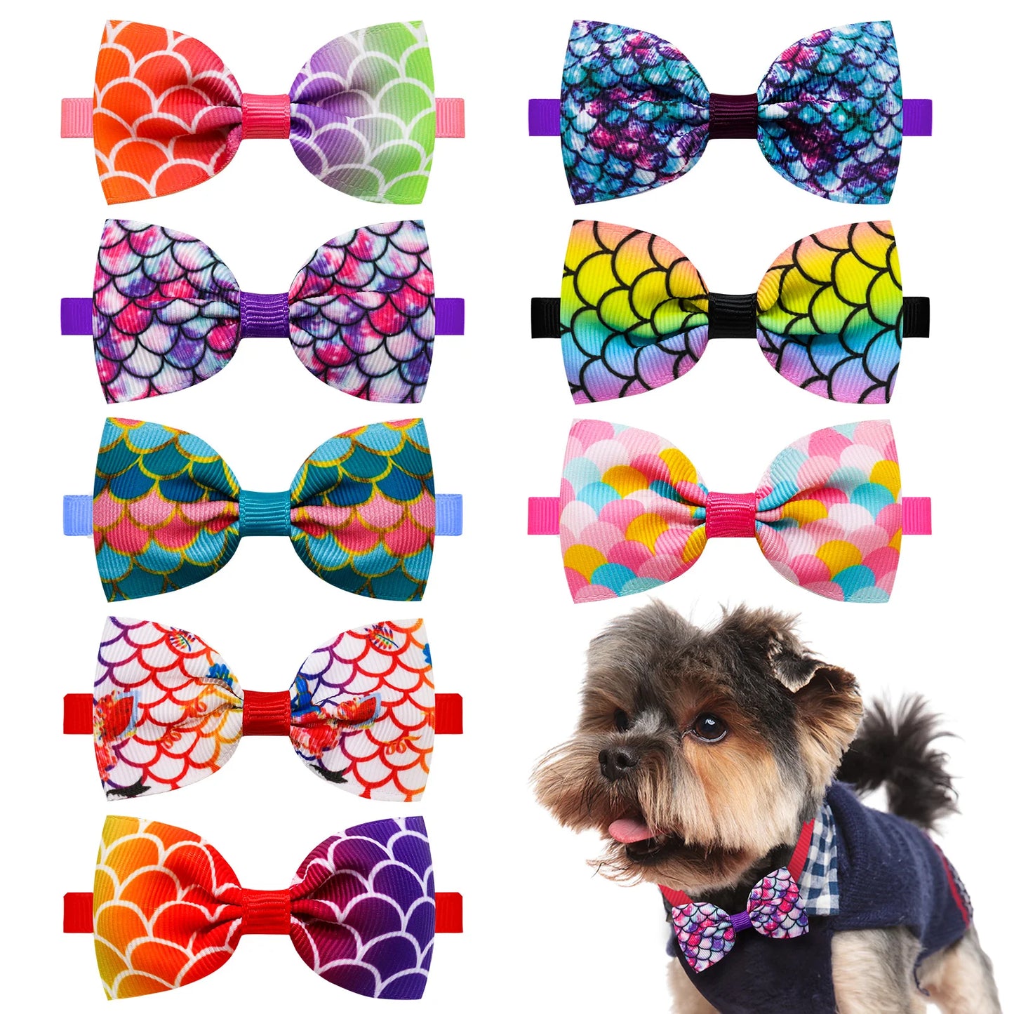 Cute Dog Bowtie Small Dog Bowtie Bulk Dogs Accessories Fashion Dog Bow Tie Pet Supplies Pet Bow Tie Collars for Small Dogs