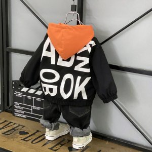 (image for) Clothes number children's clothing & capital letter jacket